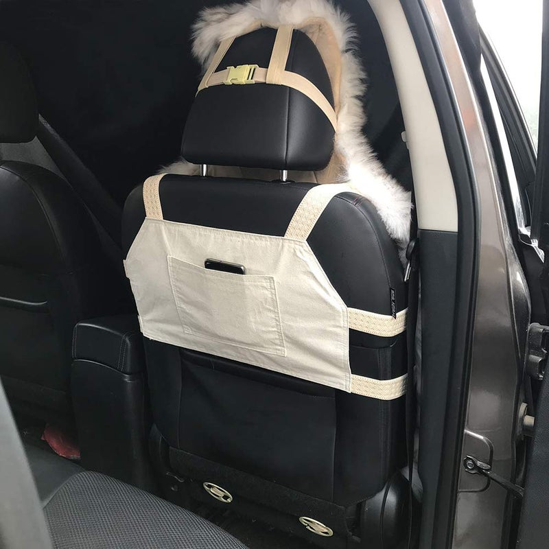 Maple's Maples 1Pc Faux Sheepskin Wool Fur Car Seat Cover for Cars SUV Trucks Universal Fit, Soft Plush Synthetic Wool Buck Fur Car Seat Cushions (Dusty Rose) - Image 3